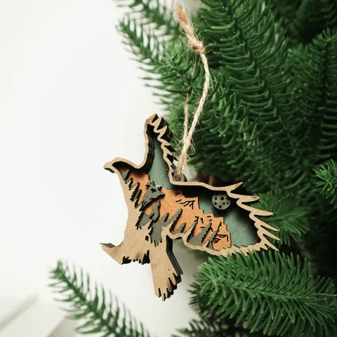 HOT SALE🔥-Eagle 3D Wooden Ornament